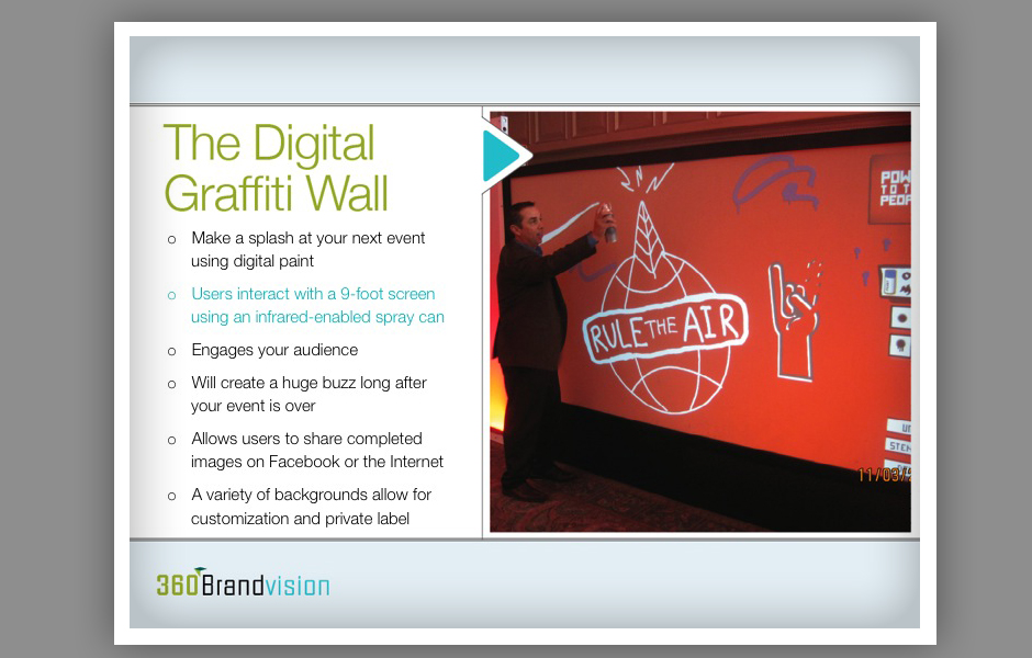 Marketing and website campaign for 360BrandVision, a 3D holographic company based in Las Vegas
