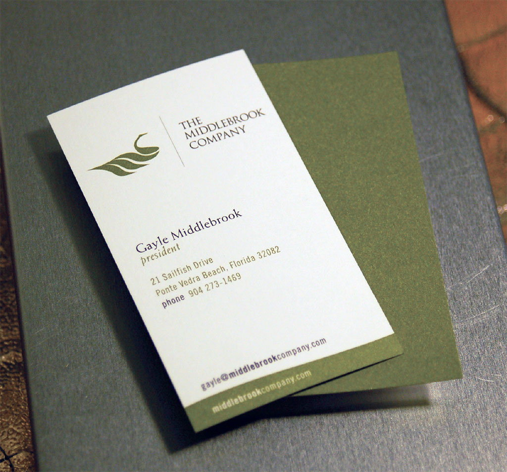 logo and stationery for the Middlebrook Companies