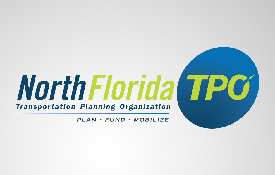 Logo, brochure, signage, stationery, and advertising campaign for the North Florida Transportation Planning Organization