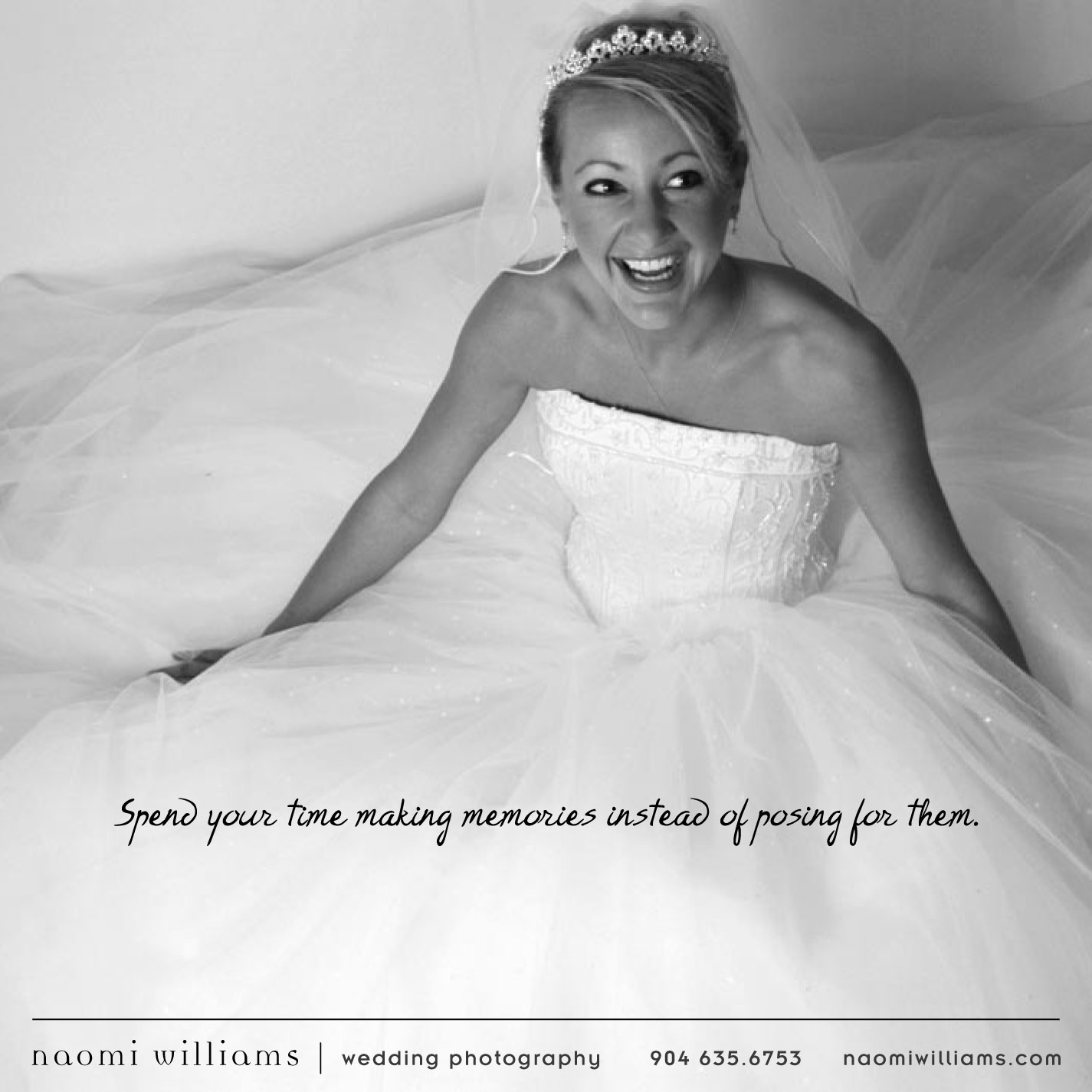 Marketing brochure for Naomi Williams Wedding Photography
